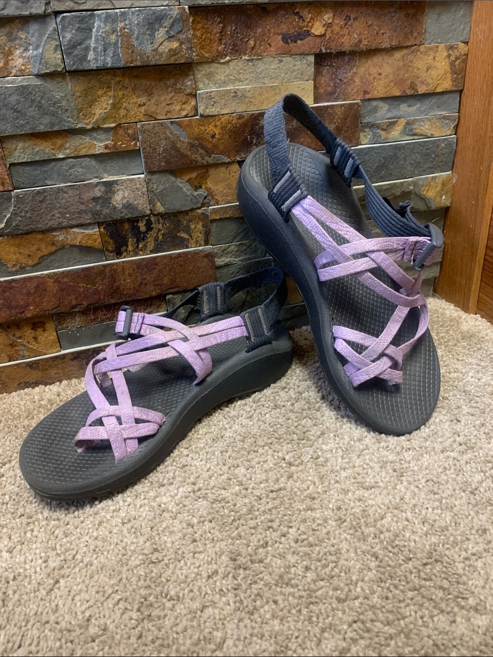 Chaco Women's Purple Strappy Outdoor Sandals